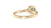Round Solitaire Classic Diamond Band Engagement Ring