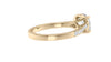 Round Solitaire Classic Diamond Band Engagement Ring