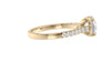 Round Solitaire Classic Diamond Band Engagement Ring
