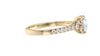 Round Solitaire Classic Diamond Band Engagement Ring