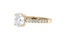 Round Solitaire Classic Diamond Band Engagement Ring