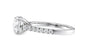 Round Solitaire Classic Diamond Band Engagement Ring