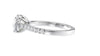 Round Solitaire Classic Diamond Band Engagement Ring
