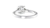Round Solitaire Classic Diamond Band Engagement Ring