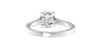 Round Solitaire Classic Diamond Band Engagement Ring