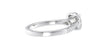 Round Solitaire Classic Diamond Band Engagement Ring