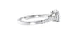 Round Solitaire Classic Diamond Band Engagement Ring