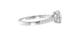 Round Solitaire Classic Diamond Band Engagement Ring