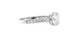 Round Solitaire Classic Diamond Band Engagement Ring
