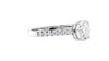 Round Solitaire Classic Diamond Band Engagement Ring