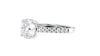 Round Solitaire Classic Diamond Band Engagement Ring
