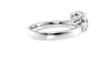 Round Solitaire Wide Band Diamond Engagement Ring