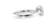 Round Solitaire Wide Band Diamond Engagement Ring