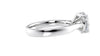 Round Solitaire Wide Band Diamond Engagement Ring