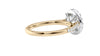 Round Halo Classic Diamond Band Engagement Ring