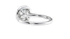 Round Halo Classic Diamond Band Engagement Ring