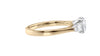 Round and Pear Cut 3 Stone Diamond Engagement Ring