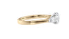 Round and Pear Cut 3 Stone Diamond Engagement Ring