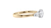 Round and Pear Cut 3 Stone Diamond Engagement Ring