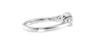 Round and Pear Cut 3 Stone Diamond Engagement Ring
