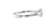 Round and Pear Cut 3 Stone Diamond Engagement Ring