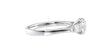 Round and Pear Cut 3 Stone Diamond Engagement Ring