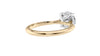 Round Solitaire Hidden Halo Diamond Engagement Ring