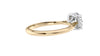 Round Solitaire Hidden Halo Diamond Engagement Ring