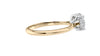 Round Solitaire Hidden Halo Diamond Engagement Ring
