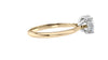Round Solitaire Hidden Halo Diamond Engagement Ring
