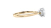 Round Solitaire Hidden Halo Diamond Engagement Ring