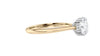 Round Solitaire Hidden Halo Diamond Engagement Ring