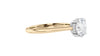 Round Solitaire Hidden Halo Diamond Engagement Ring