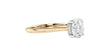Round Solitaire Hidden Halo Diamond Engagement Ring