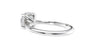Round Solitaire Hidden Halo Diamond Engagement Ring