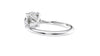 Round Solitaire Hidden Halo Diamond Engagement Ring