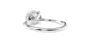 Round Solitaire Hidden Halo Diamond Engagement Ring