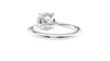 Round Solitaire Hidden Halo Diamond Engagement Ring