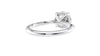 Round Solitaire Hidden Halo Diamond Engagement Ring