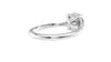 Round Solitaire Hidden Halo Diamond Engagement Ring