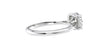 Round Solitaire Hidden Halo Diamond Engagement Ring