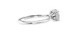 Round Solitaire Hidden Halo Diamond Engagement Ring