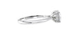 Round Solitaire Hidden Halo Diamond Engagement Ring