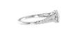 Round Solitaire Split Diamond Band Engagement Ring