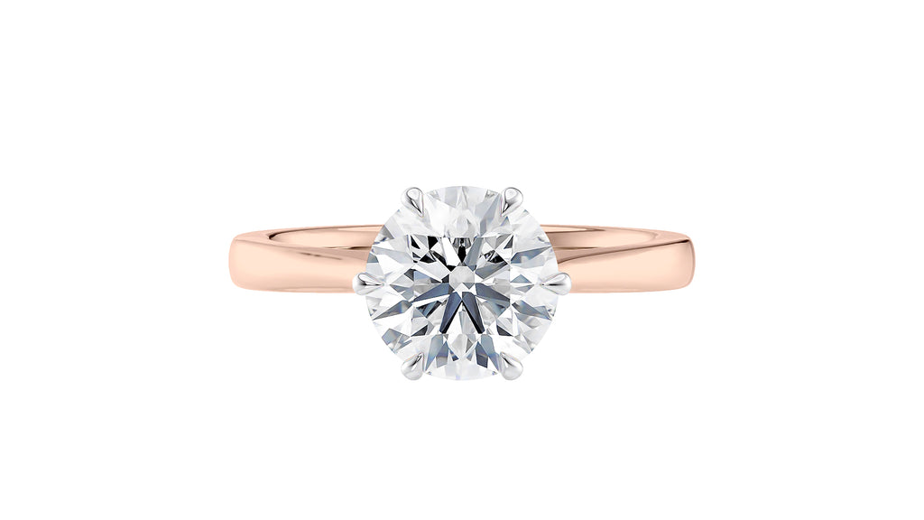 6 Claw Classic Diamond Engagement Ring