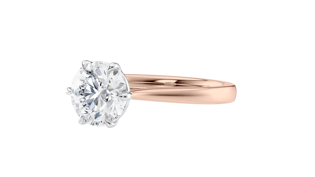 6 Claw Classic Diamond Engagement Ring