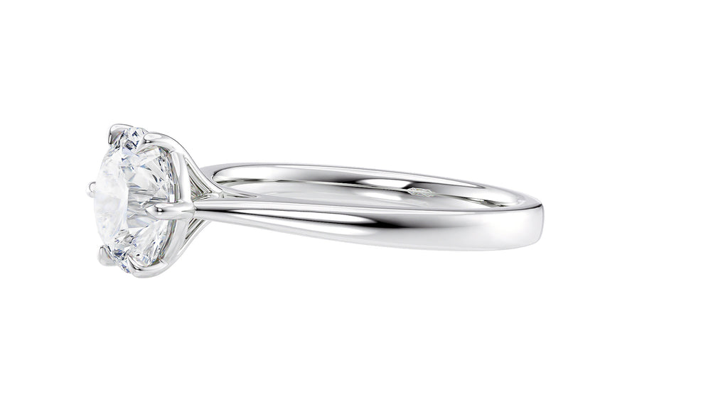 6 Claw Classic Diamond Engagement Ring