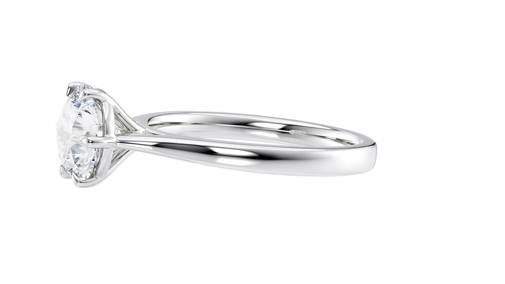 6 Claw Classic Diamond Engagement Ring