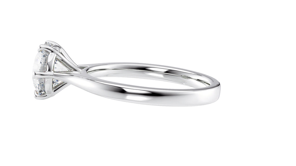 6 Claw Classic Diamond Engagement Ring