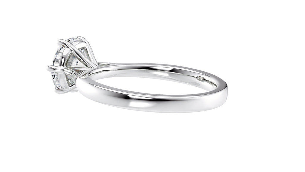 6 Claw Classic Diamond Engagement Ring